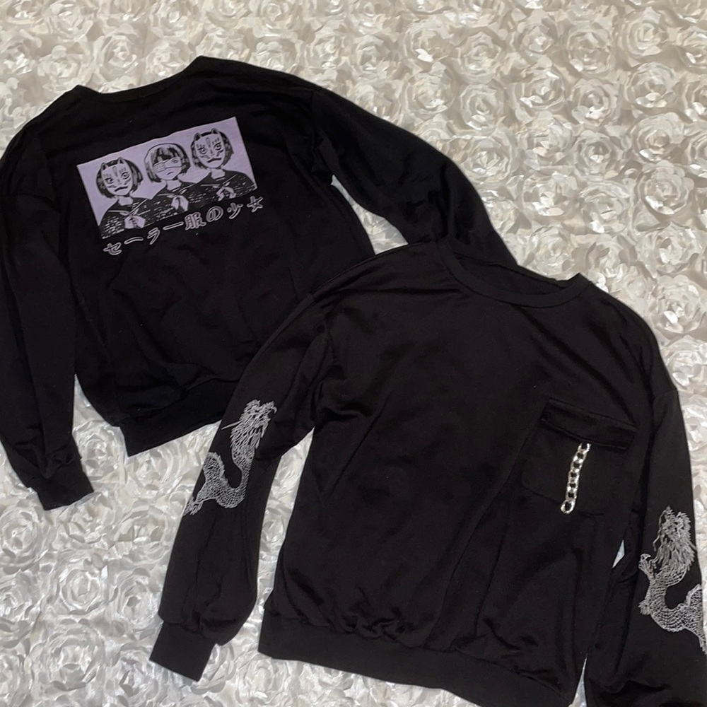 2 Bundle Black Sweatshirts💖💖